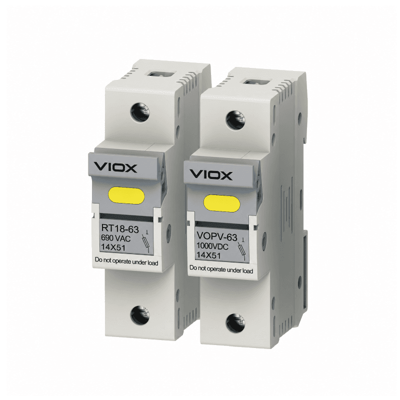 VIOX RT18-63 and VOPV-63 14 × 51 mm fuse-combination units