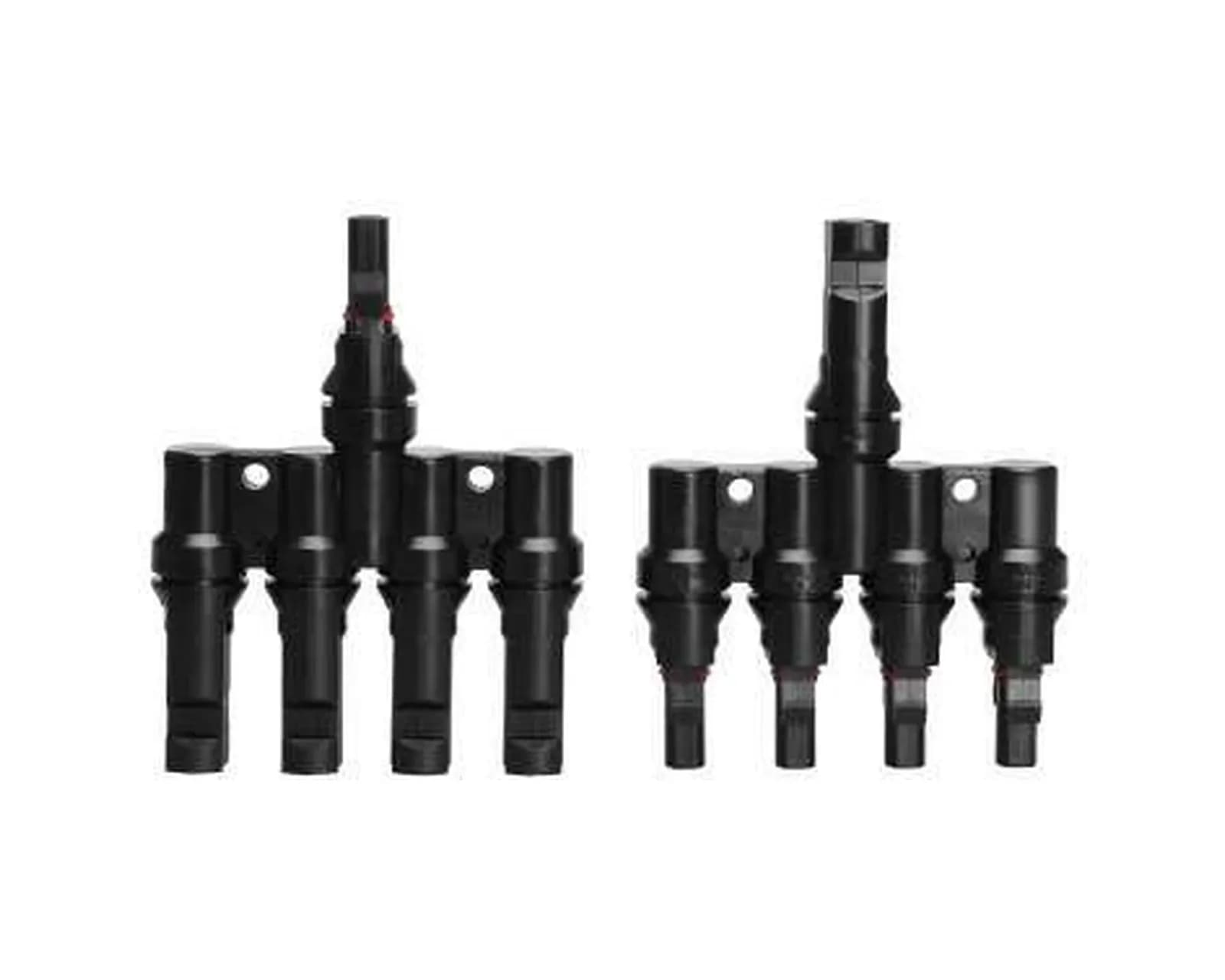 PV-T4 four-way solar panel branch connector pair