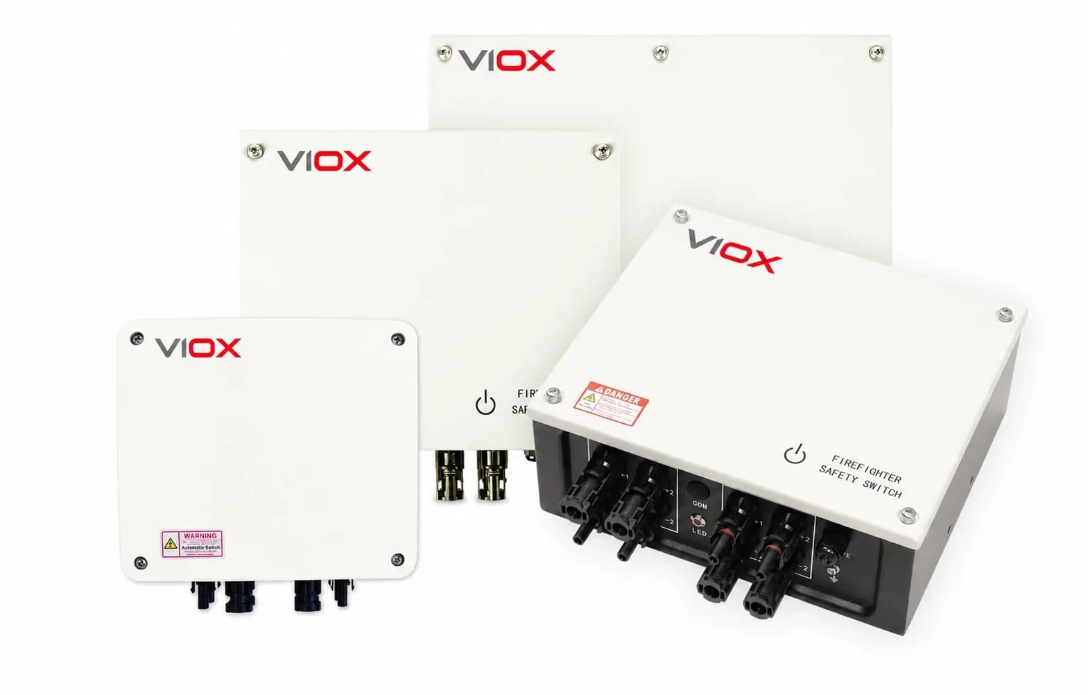 VIOX 1500V firefighter safety switches for one to ten photovoltaic strings