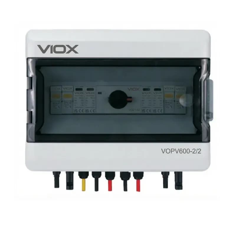 VOPV600-2/2 600V two-input two-output solar PV combiner box