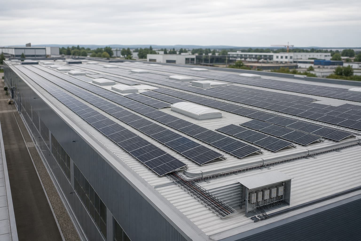 Commercial & Industrial PV photovoltaic installation