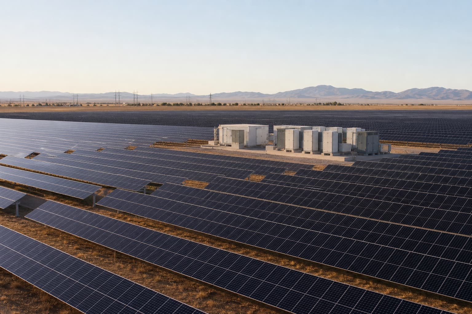 Solar Power Plants photovoltaic installation