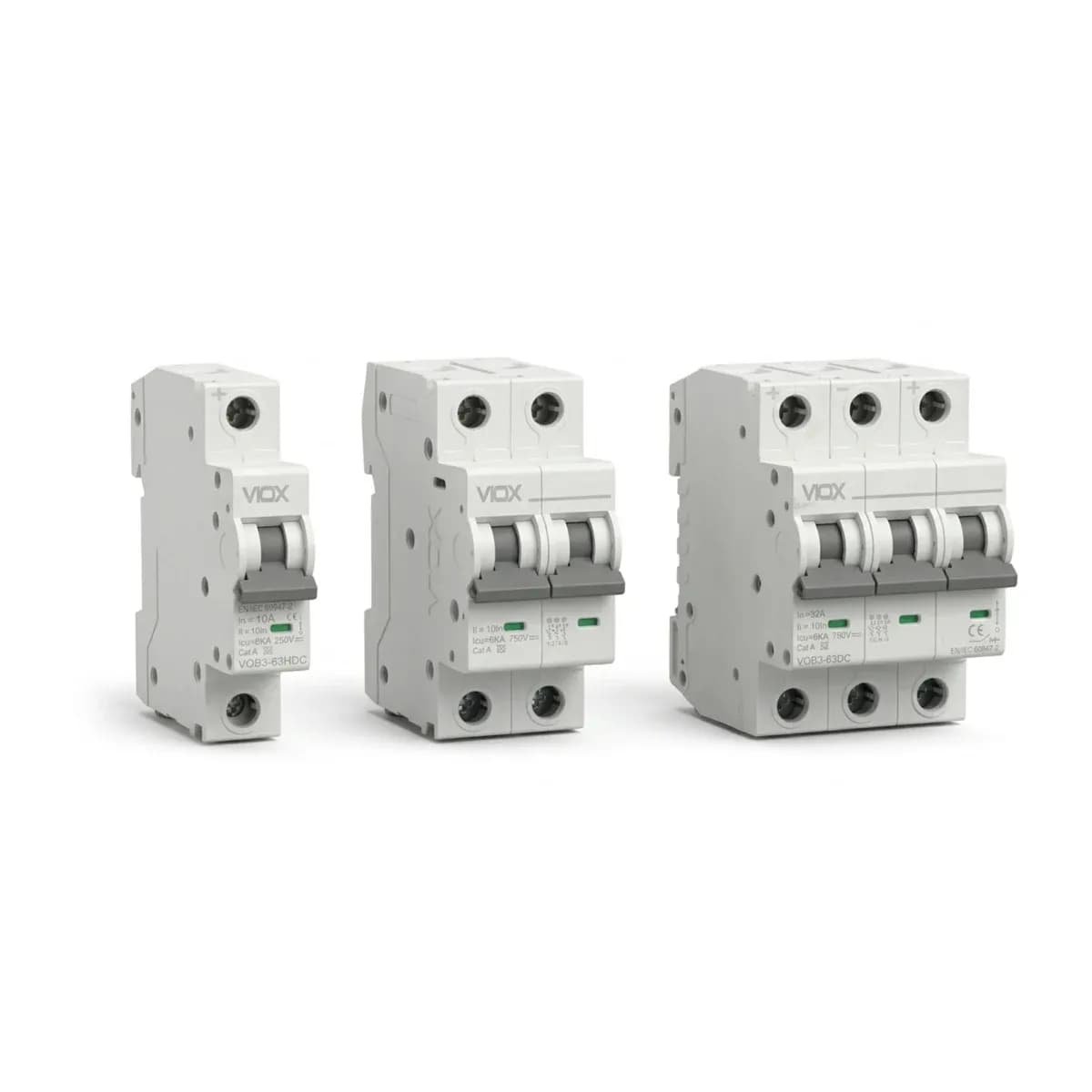 VIOX DC circuit breakers prepared for private-label branding