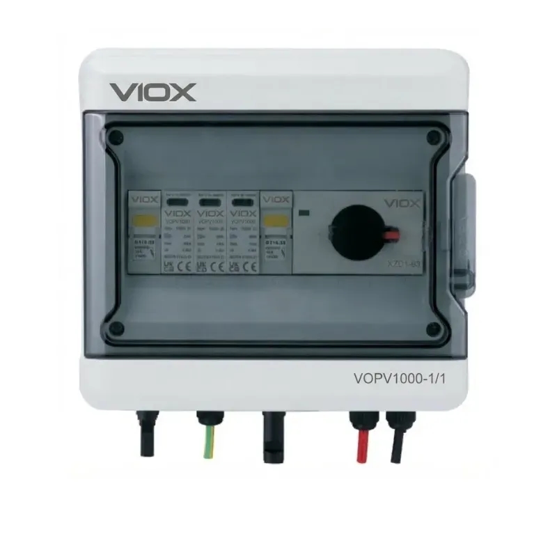 VOPV1000-1/1 1000V one-input one-output solar PV combiner box